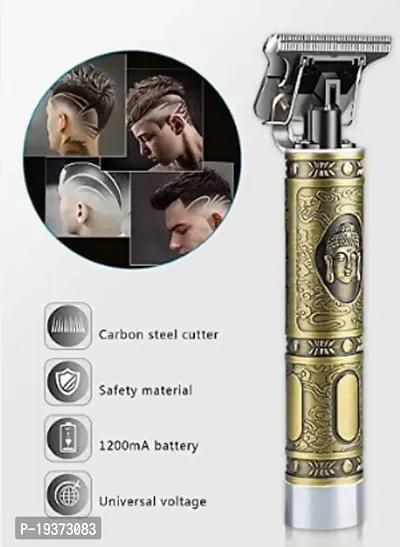 WS T99 HAIR TRIMMER Trimmer 120 min Runtime 4 Length Settings  (Gold)-thumb0