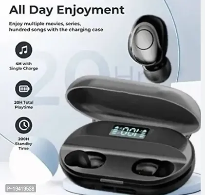 Bluetooth Gaming Headset Truly Wireless in Ear Earbuds with Mic in-Built ,Lightweight 8Mm Drivers, Led Indicators and Multifunction Controls-thumb0