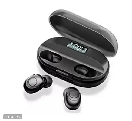 T2 New Superior Sound Quality Comfortable Mini Earbuds Built-in Mic Bluetooth Headset  (Black, True Wireless)-thumb0