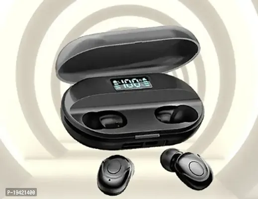 WIRELESS T2 EARBUDS Bluetooth Headset  (Black, True Wireless