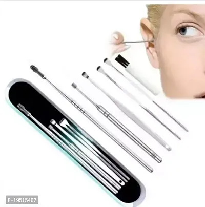 Portable Stainless Steel Spiral Ear Pick Wax Removal Curette Cleaner Fs01, 5Pcs/Lot-thumb3