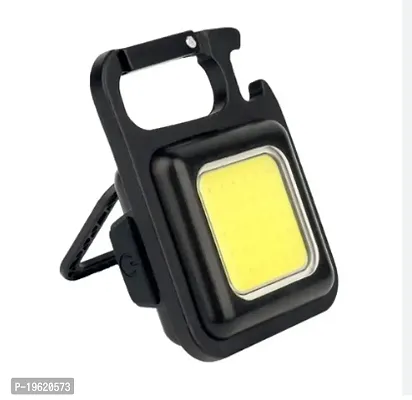 USB rechargeable portable pocket COB torch keychain light Torch  (Yellow, 8 cm, Rechargeable)-thumb2