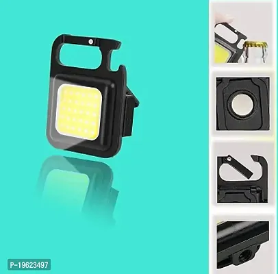 Mini Keychain Flashlights, 800 Lumens Bright COB Rechargeable Keychain Light Pocket Flashlight