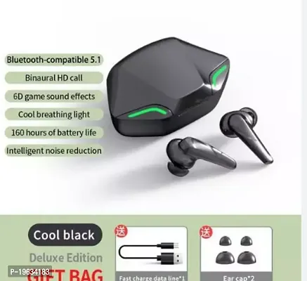 G11 Earbud v5.0 Wireless Gaming Headphone Excellent Sound Ensure Fast  Stable Bluetooth Headset  (Black, True Wireless)