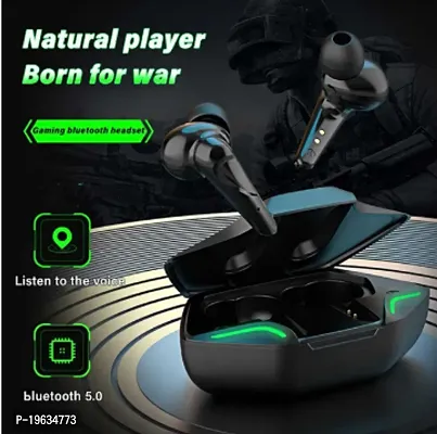 G11 Earbud v5.0 Wireless Gaming Headphone Excellent Sound Ensure Fast  Stable Bluetooth Headset  (Black, True Wireless)-thumb0