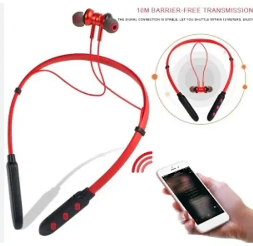 Bluetooth Wireless Neckband Earphones Sportswear