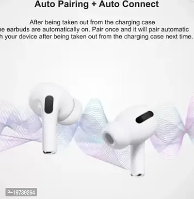 AiryPod Tws Earbuds, Bass+ 20 H Playtime  Fast Charging V5.1 Bluetooth Headset  (White, True Wireless)