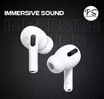 AiryPod Tws Earbuds, Bass+ 20 H Playtime  Fast Charging V5.1 Bluetooth Headset  (White, True Wireless)-thumb2