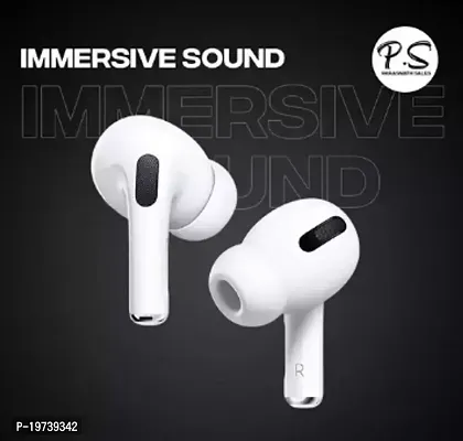 AiryPod Tws Earbuds, Bass+ 20 H Playtime  Fast Charging V5.1 Bluetooth Headset  (White, True Wireless)-thumb3