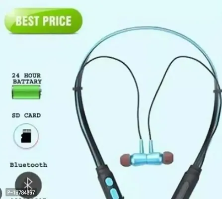 B11 Wireless Bluetooth Neckband Earbud Portable Headset Sports Running Sweatproof Compatible with All Android Smartphones Noise Cancellation.-thumb3