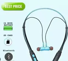 B11 Wireless Bluetooth Neckband Earbud Portable Headset Sports Running Sweatproof Compatible with All Android Smartphones Noise Cancellation.-thumb1