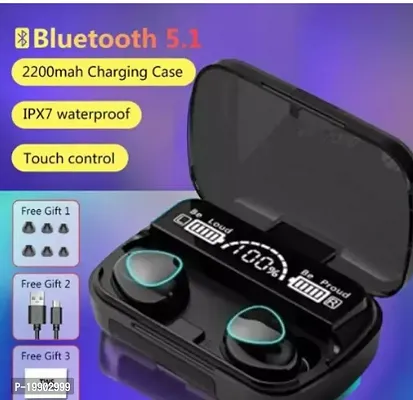 M10 Wireless Earbuds Bluetooth 5.1 TWS 2200mAh Power Bank Charging Box in Ear Earphones True Stereo Sports Headphones Waterproof/Sweatproof Headsets Microphone-thumb3