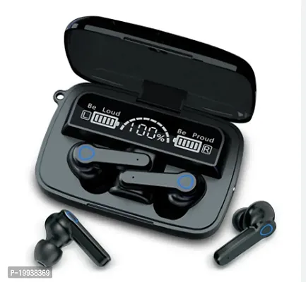M19 / M10/ T2 TWS Bluetooth Earbuds with BT v5.1, Great Sound, 1800 Mah In-built Bluetooth Headset  Earbuds-thumb0