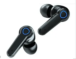 M19 TWS Bluetooth 5.0 Wireless Earbuds Touch Waterproof IP7X LED Digital Display Bluetooth Headset (Black, True Wireless)-thumb1