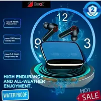M19 TWS Bluetooth 5.0 Wireless In Ear Earbuds Touch Waterproof LED Digital Display Bluetooth Headset (Black, True Wireless)-thumb1