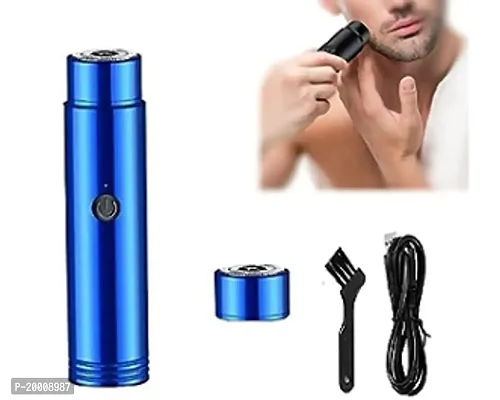 Mini Portable Electric USB Shaver for Men and Women Trimmer 30 min Runtime 1 Length Settings  (Multicolor)
