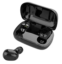 TWS L21 Earbuds Bluetooth Headset Bluetooth Headset  (Black, In the Ear)-thumb1