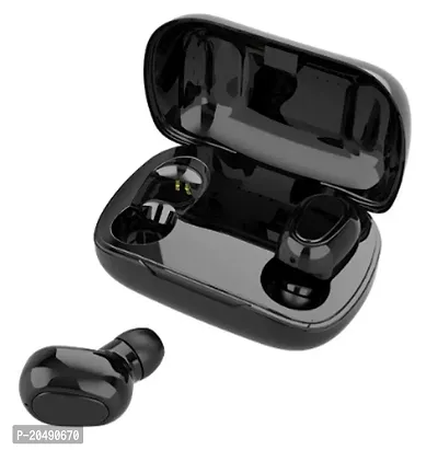 TWS L21 Earbuds Bluetooth Headset Bluetooth Headset  (Black, In the Ear)-thumb2