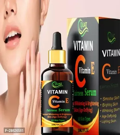 Quat Get Your Beautiful Crystal Clear Skin With Vitamin C+E Face Serum-30 Ml