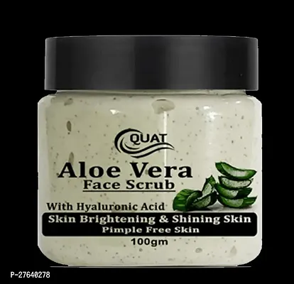 Aloe Vera Scrub For Face  Body ( 100g) | All Skin |Cleanser Scrub For Deep Exfoliation | Dead Skin Remover Scrub | Tan Removal | Blackhead Remover Scrub