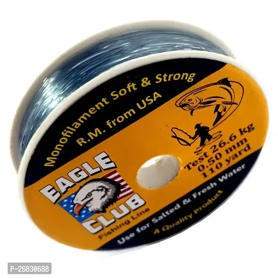 CORAL INDIA Fluorocarbon Fishing Line EagleClub-0.45mm-Gray-spool-pack1