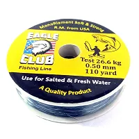 CORAL INDIA Fluorocarbon Fishing Line EagleClub-0.50mm-Gray-spool-pack2-thumb1