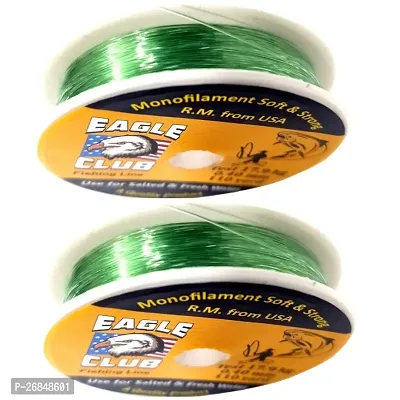 CORAL INDIA Fluorocarbon Fishing Line EagleClub-0.30mm-Green-spool-pack2