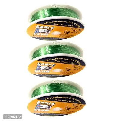 CORAL INDIA Fluorocarbon Fishing Line EagleClub-0.30mm-Green-spool-pack3-thumb0