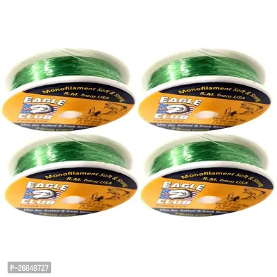 CORAL INDIA Fluorocarbon Fishing Line EagleClub-0.30mm-Green-spool-pack4