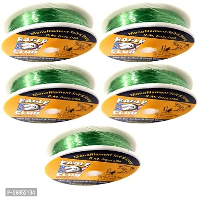 CORAL INDIA Fluorocarbon Fishing Line EagleClub-0.40mm-Green-spool-pack5