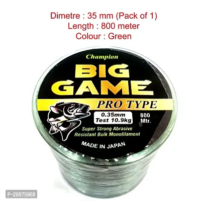 Coral-BigGame Dia 0.35mm Length 800Meter Colour Green  (Pack of 1)-thumb0