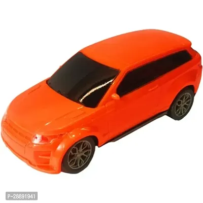 Stylish Orange Plastic Friction Car Toy For Kids