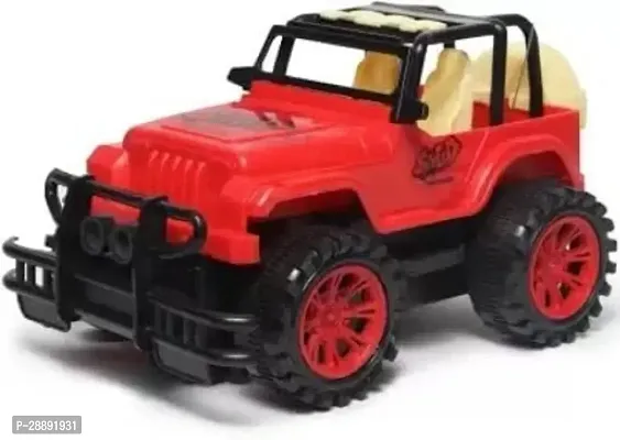 Stylish Red Plastic Friction Car Toy For Kids
