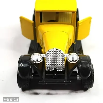 Stylish Yellow Plastic Friction Car Toy For Kids