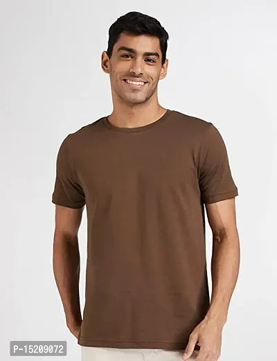 Stylish Men Cotton Round Neck T-Shirt-thumb0