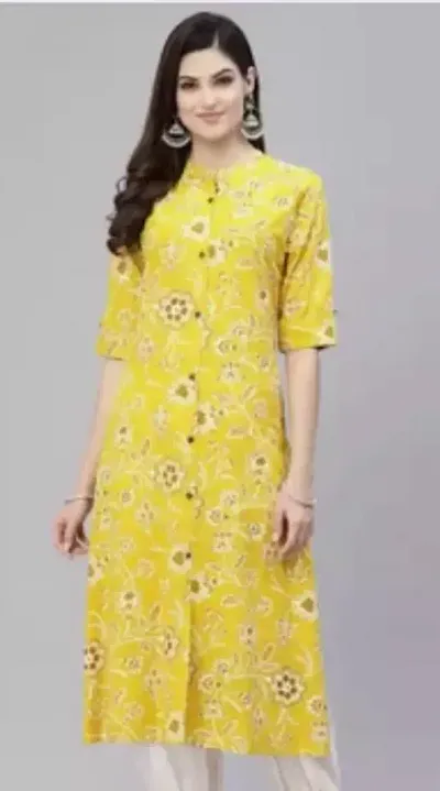 Stylish Blend Stitched Kurta For Women