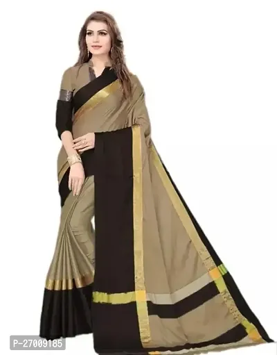 Beautiful cotton silk Saree with Blouse piece For Women