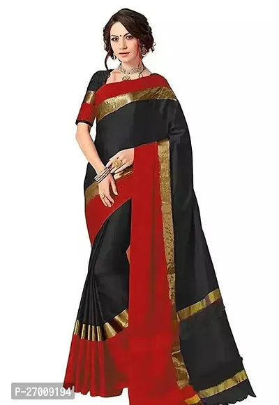 Beautiful cotton silk Saree with Blouse piece For Women