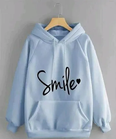 Trendy Fleeces Hooded Pullover Sweatshirts for Women