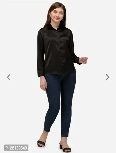 Classic Polyester Solid Shirt for Women-thumb0