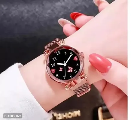 Stylish Copper Stainless Steel Analog Watches For Women