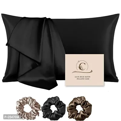 Satin Silk Pillow Covers Pack Of 2-thumb0