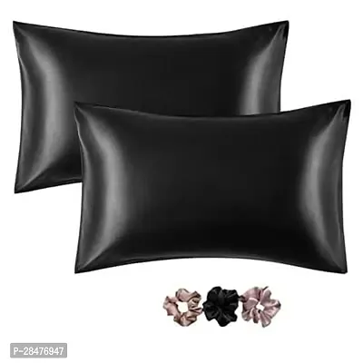 Satin Silk Pillow Covers Pack Of 2-thumb4