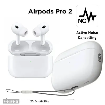 Airpod ProTrue Wireless Bluetooth Earphones with 3 Hours of Playtime  Compatible for all Smartphones (White)-thumb0