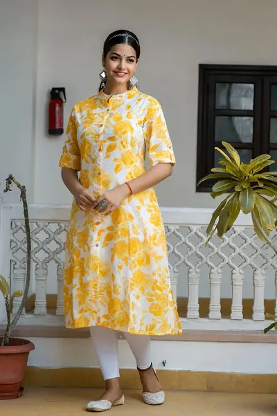 Stylish Fancy Blend Kurta For Women