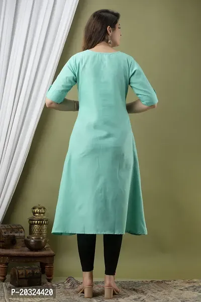 Stylish Fancy Cotton Kurta For Women-thumb2