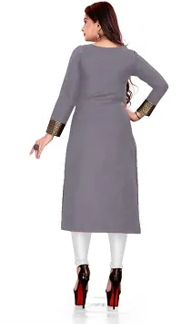 Women Cotton Slub Kurta for Women-thumb2