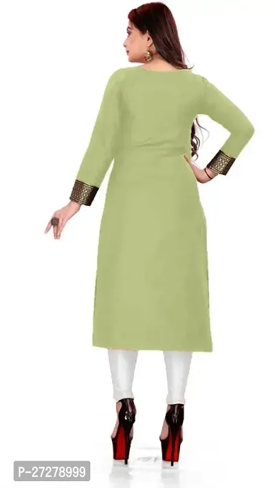 Women Cotton Slub Kurta for Women-thumb3