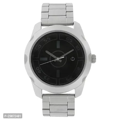 Silver Stainless Steel Formal Men's Watch Analog Wrist Watch For Men