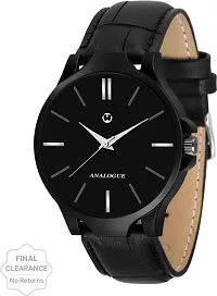 Black Leather Formal Watch Watch For Men Leather Watch for Men Wrist Watch-thumb3